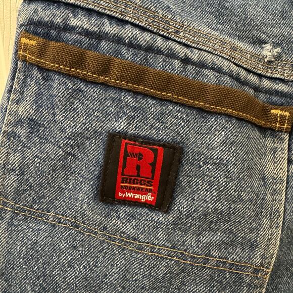 Wrangler Riggs Durashield Mens Carpenter Jeans Size 29x32 Workwear Medium Wash - Picture 4 of 12